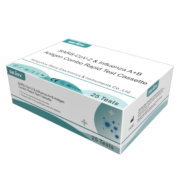 TEST ANTIGÉNIQUE SEJOY COMBO GRIPPE/COVID-19 - Boite de 25 tests